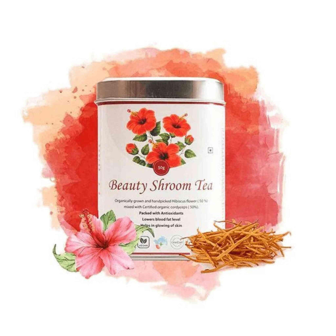Elinor Organics | Beauty Shroom Fungi Tea (Cordyceps Red Tea)