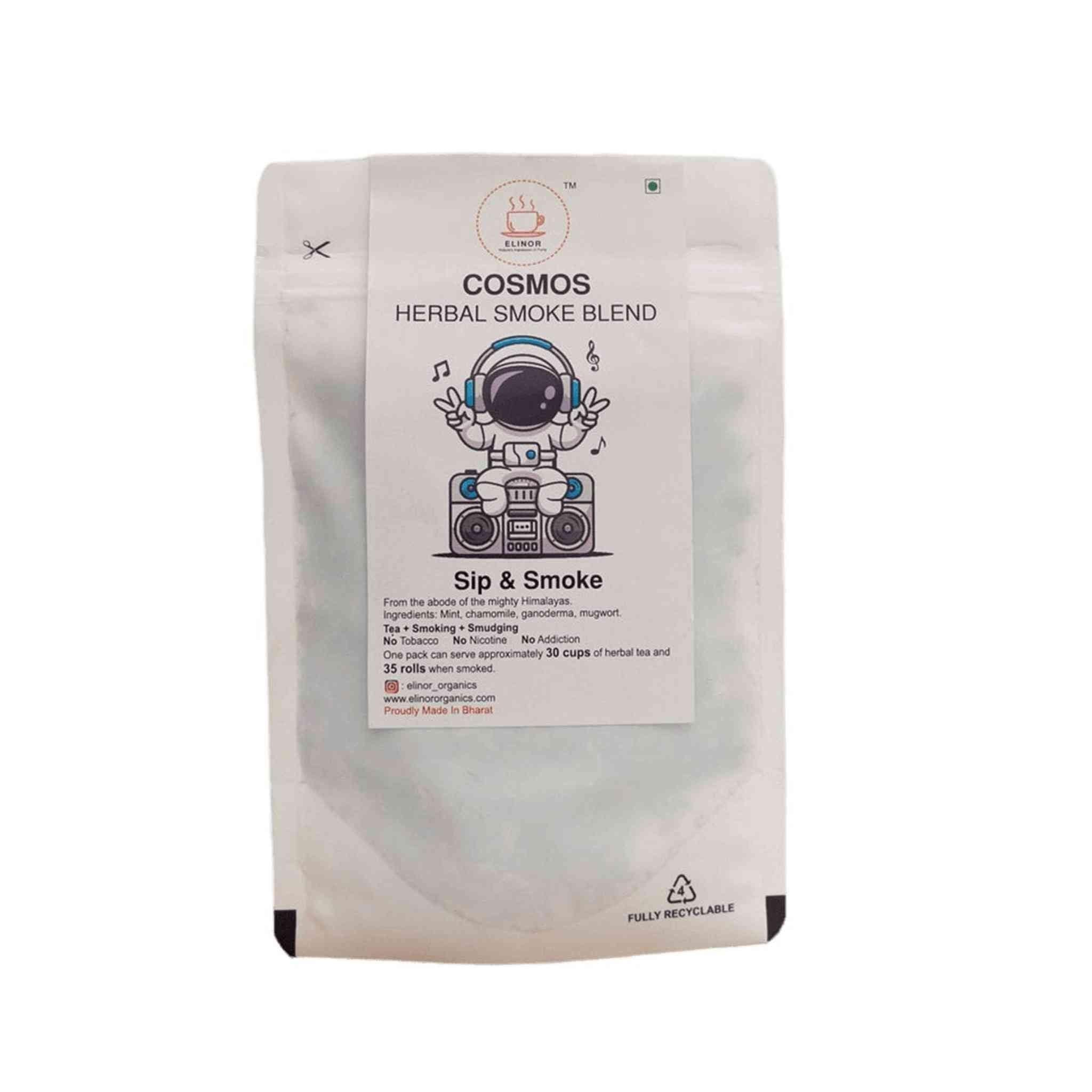 Elinor Organics | Cosmos | Herbal Smoking Blend.
