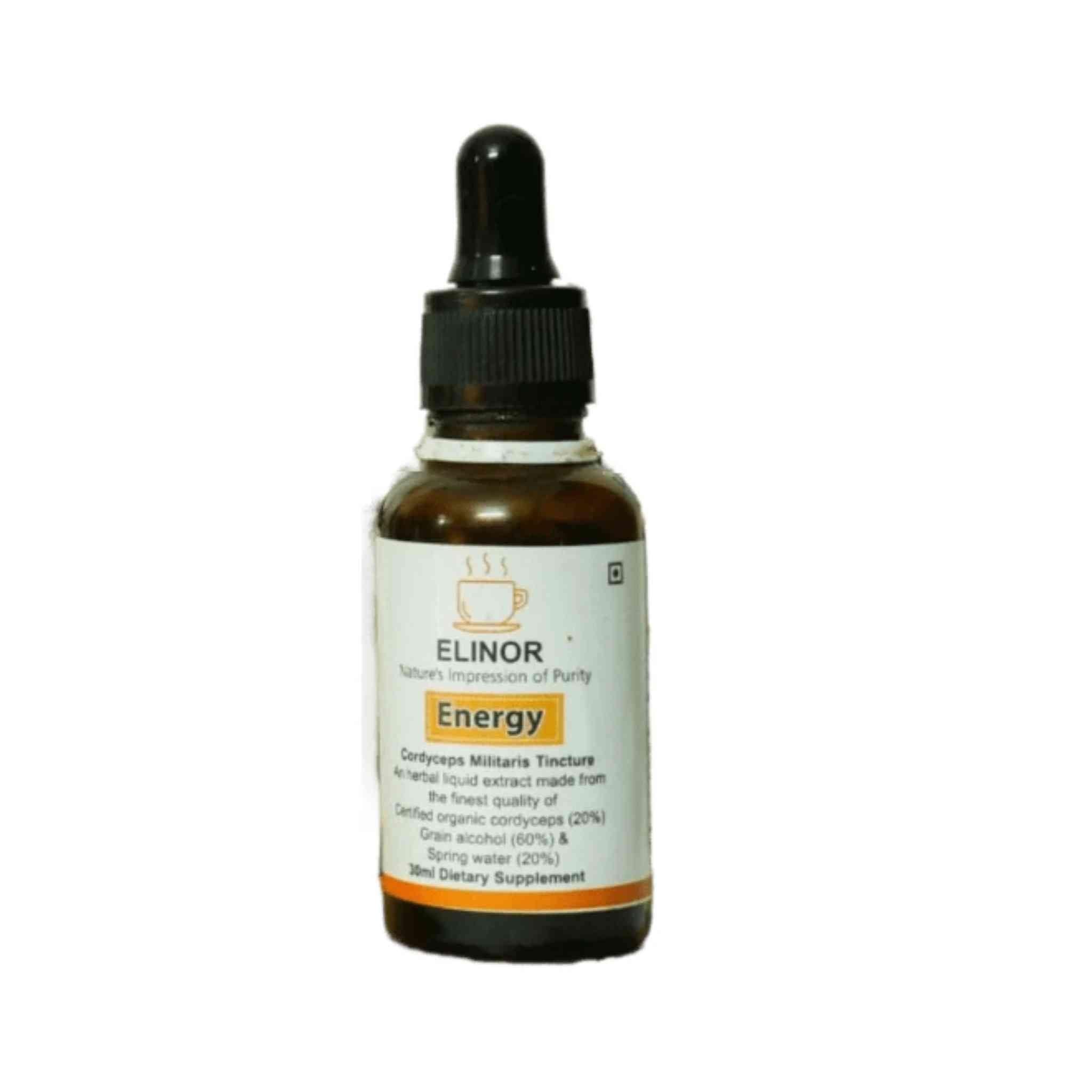 Elinor Organics | Cordyceps Militaris Tincture.