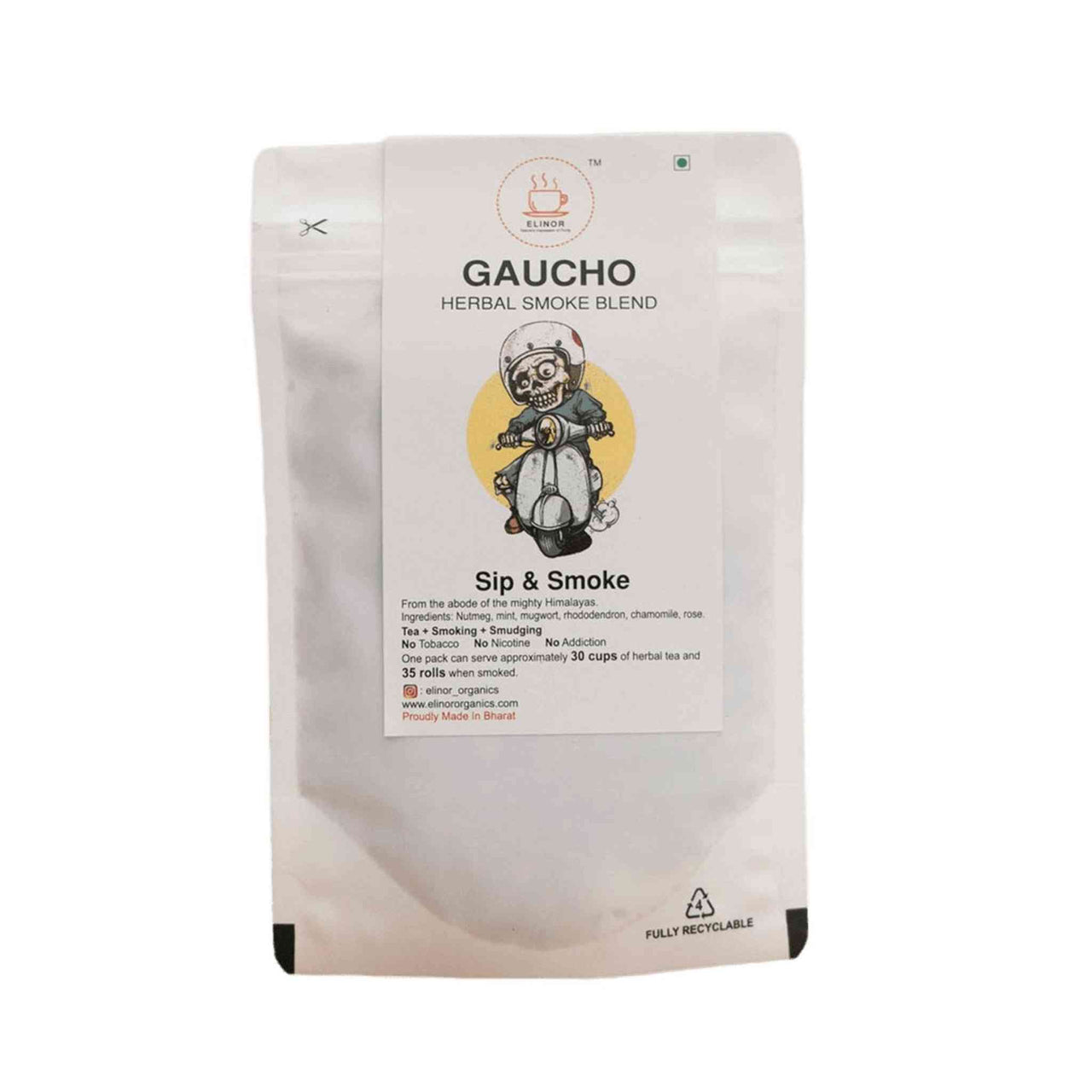 Elinor Organics | Gaucho | Herbal Smoking Blend