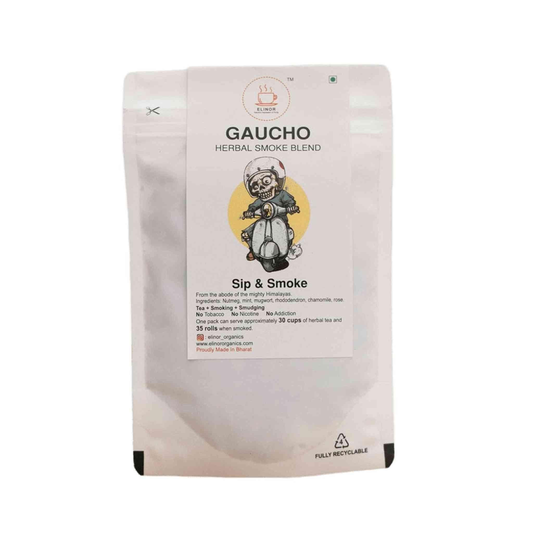 Elinor Organics | Gaucho | Herbal Smoking Blend.