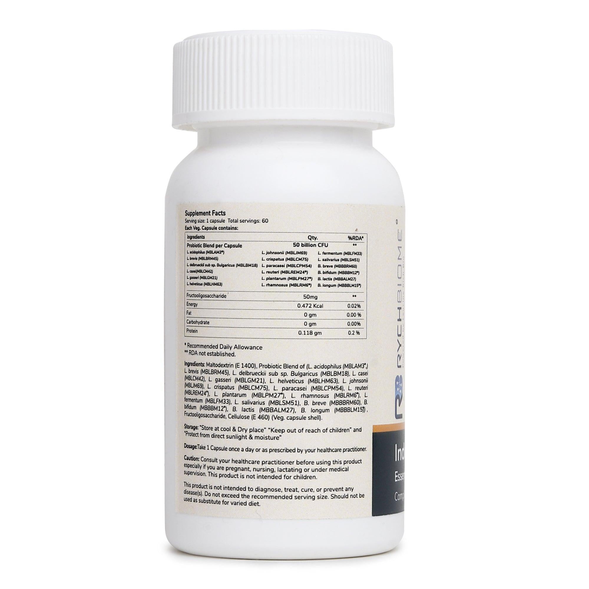 RychBiome by BugSpeaks - Indus Plus Capsules - 60 Capsules.