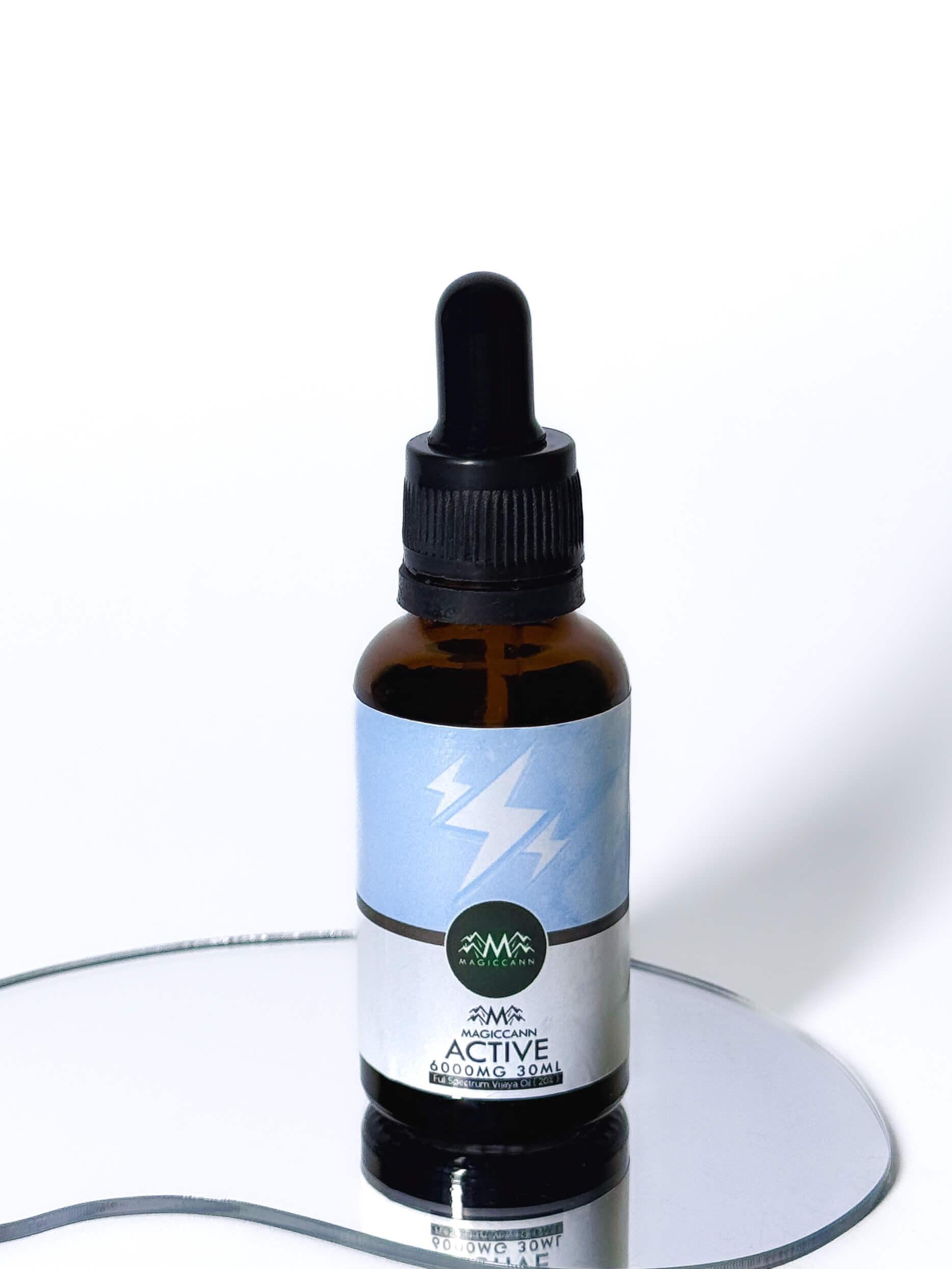 Magiccann Active – Broad Spectrum CBD Oil 6000mg 30 ml zero THC.