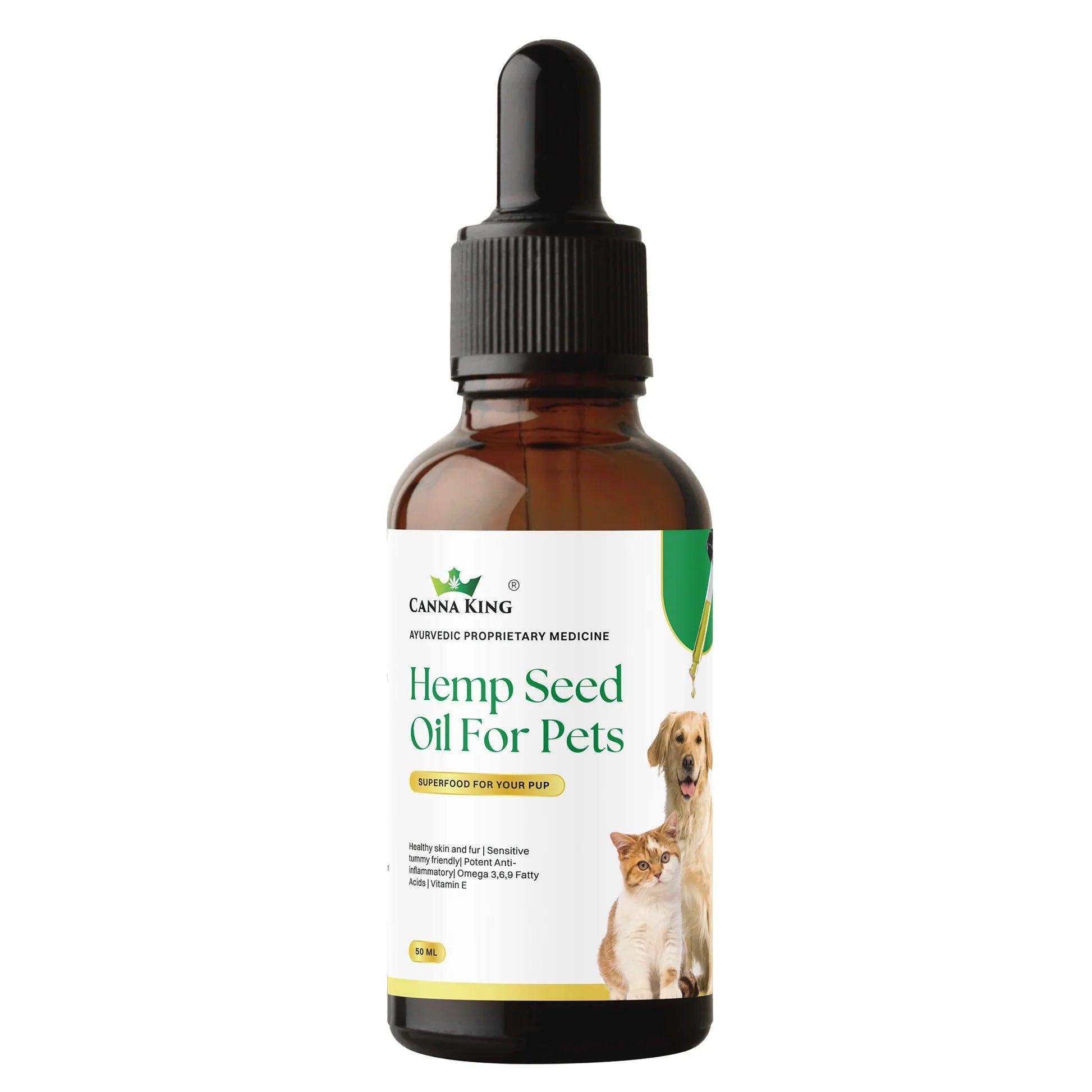 Cannaking- Hemp Seed Oil For Pets- 50 ml.