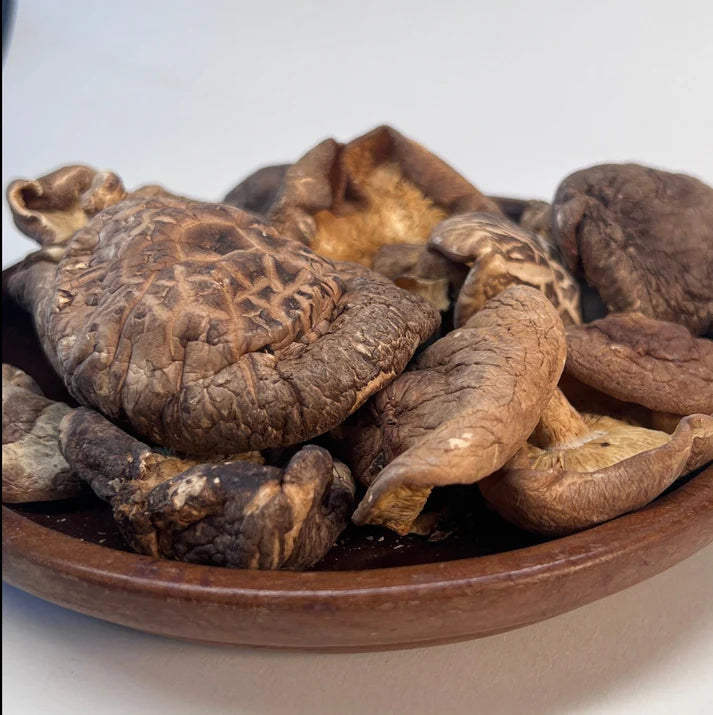 Octarine Organics Sun-Dried Shiitake Mushrooms | Organic Umami Superfood