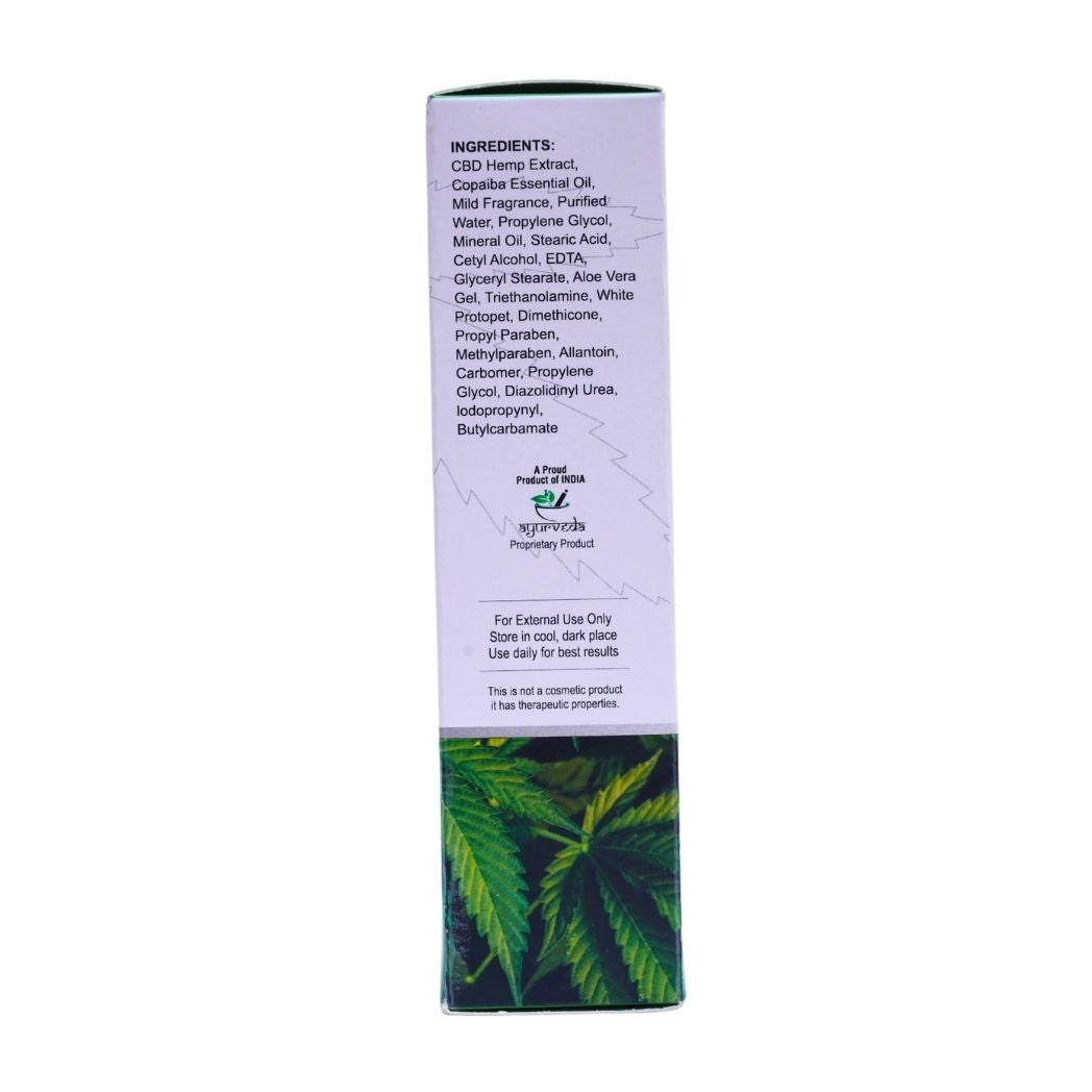 INDUS HEMP CANNA HEALTH CBD Lotion 500mg – Unscented | Premium Broad-Spectrum Cannabis (Vijaya) Flower Extract with Copaiba | Targeted Pain Relief, Inflammation Support & Skin Hydration