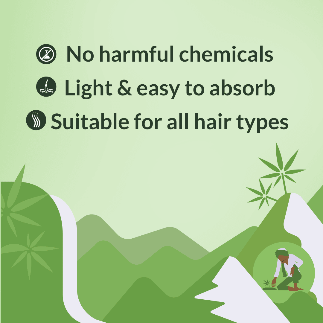 India Hemp Organics- Hemp Hair Oil | 30mlHemp Hair OilIndia Hemp Organics- Hair Oil for Growth | Natural Oils