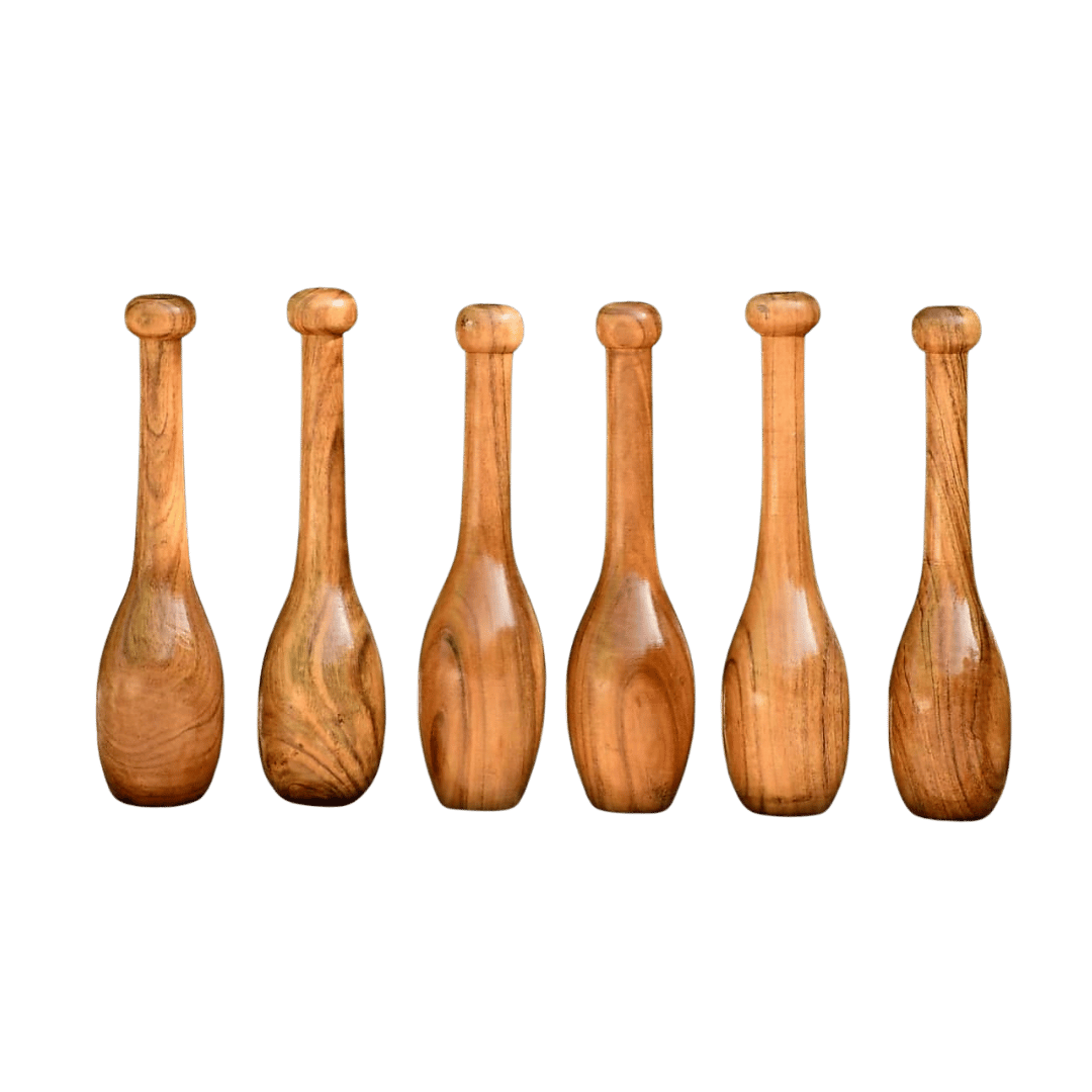 Fitness Flex – Indian Club | Handcrafted Wooden Traditional Fitness Tool.