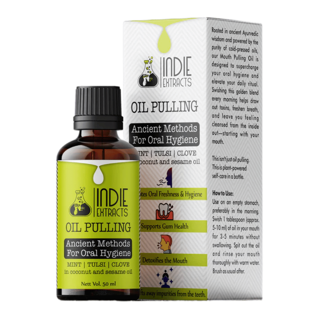 Indie Extracts - Oil Pulling | Ancient Methods For Oral Hygiene.
