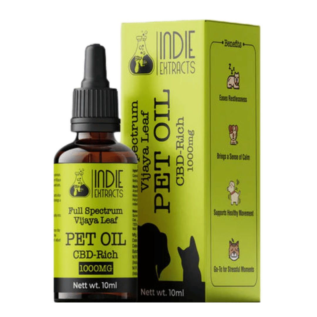 Indie Extracts - Pet Oil | CBD-Rich 1000MG.