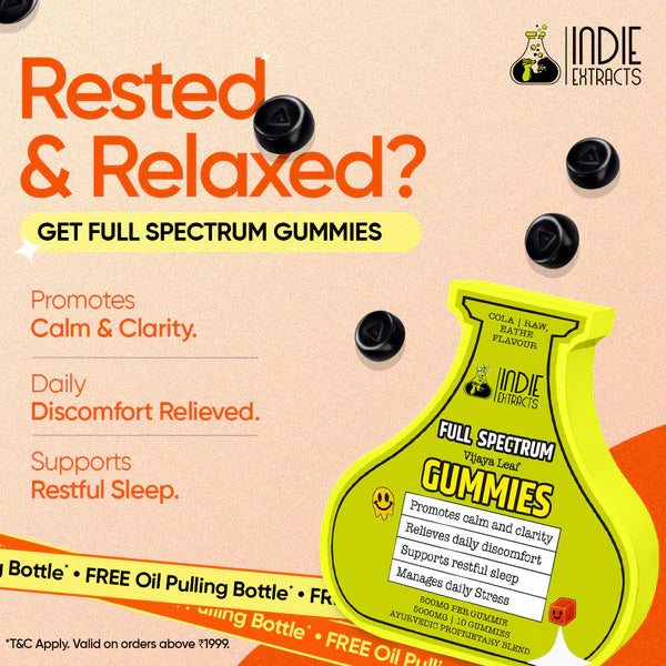 Indie Extracts- Full Spectrum Cannabis Gummies | 5000mg / 10pc Cola Flavor Gummies.