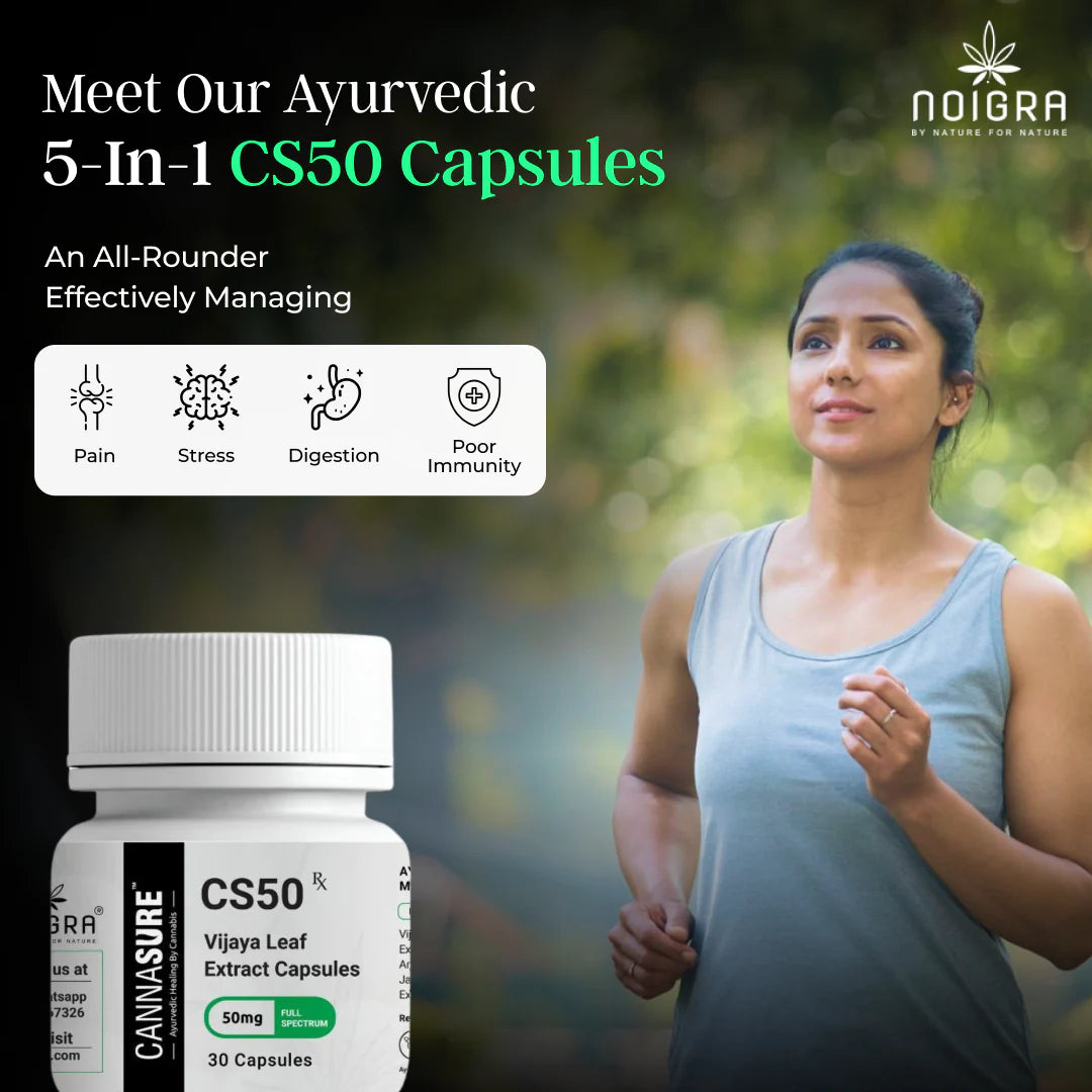 Cannasure CS50 Cannabis Extract Capsule - Full Spectrum (50MG)Cannabis capsule