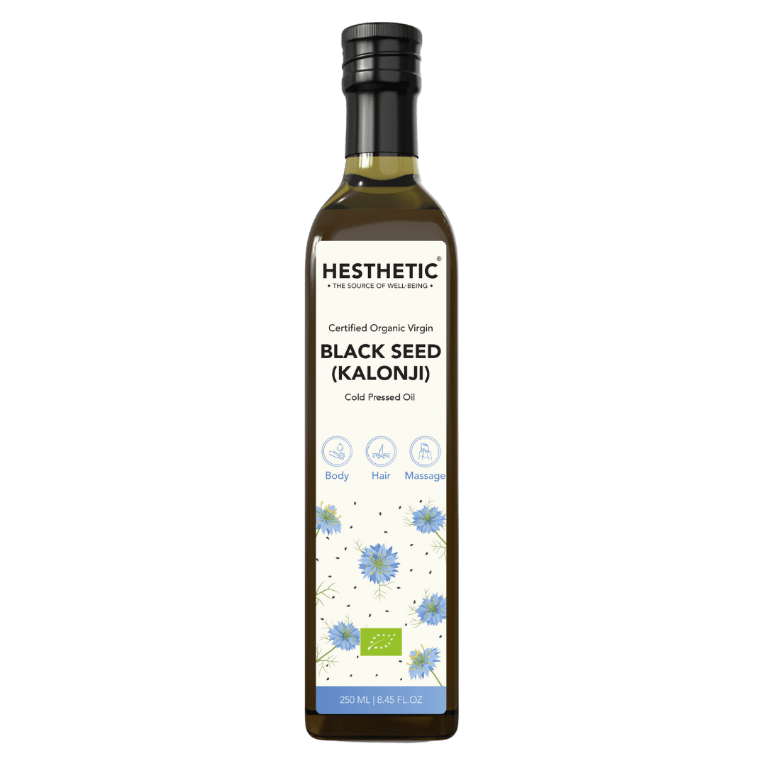 Hesthetic Cold Press Black Cumin Seed (Kalonji) Oil.