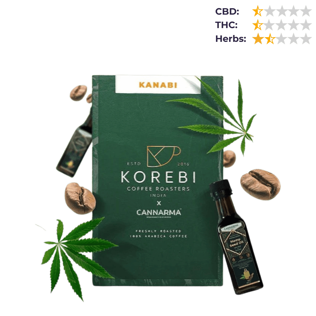 Cannarma - Kanabi Coffee | Omega 3-6-9 | 100% Arabica | Vegan Superfood Brew.