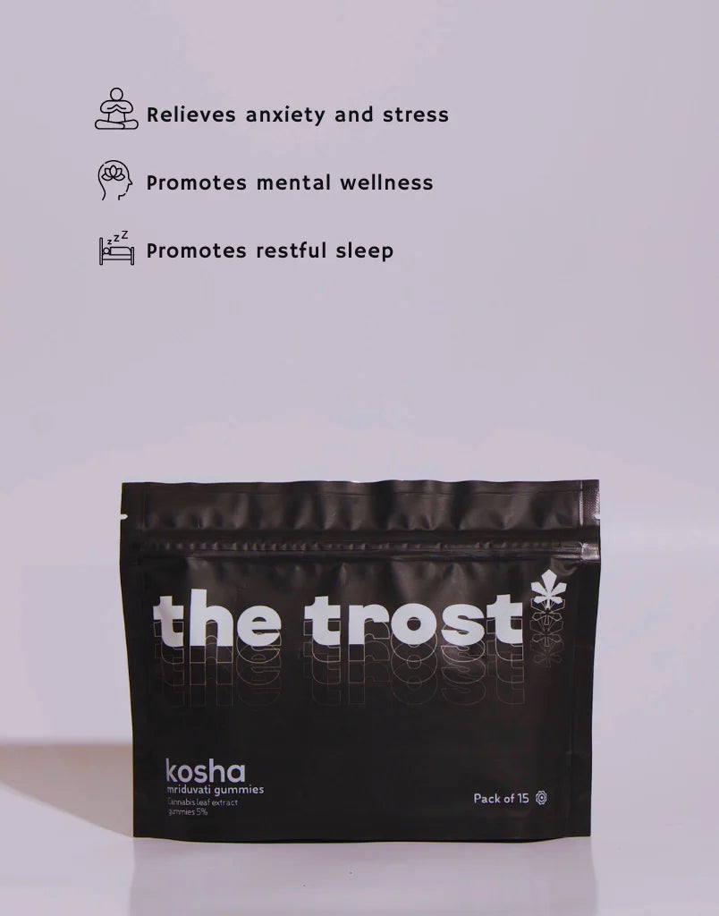 The Trost- Kosha (Mint Flavor)- Cannabis Gummies (Mriduvati)- 5% Cannabis Extract