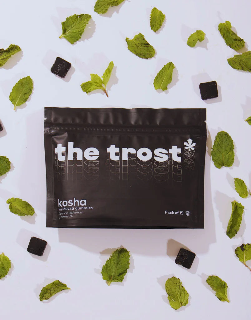 The Trost- Kosha (Mint Flavor)- Cannabis Gummies (Mriduvati)- 5% Cannabis Extract