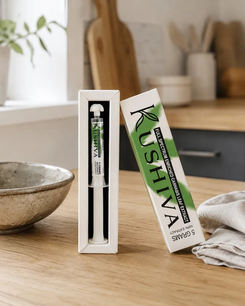 Kushiva Full-Spectrum Enriched Medical Cannabis Leaf Extract for Pain Relief