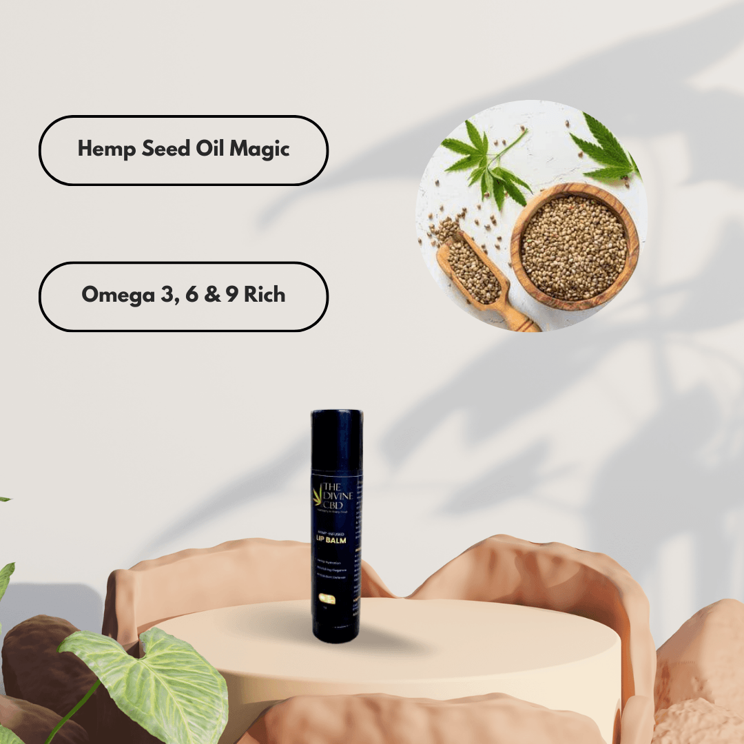 The Divine CBD- Hemp-Infused Lip Balm.