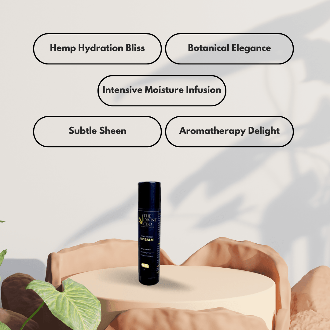 The Divine CBD- Hemp-Infused Lip Balm.