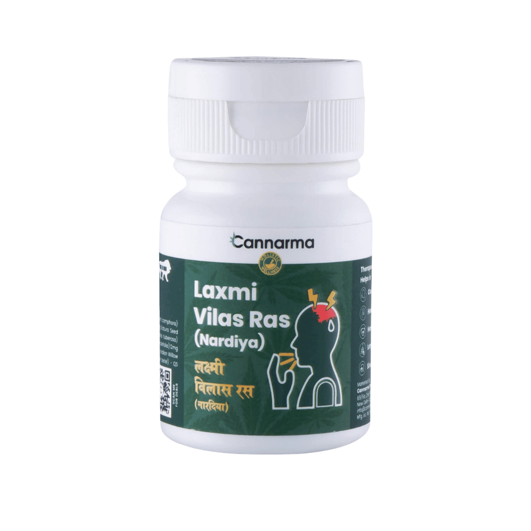 Cannarma LaxmiVilas Ras Tablet | For Cough, Cold, Headache & Fever