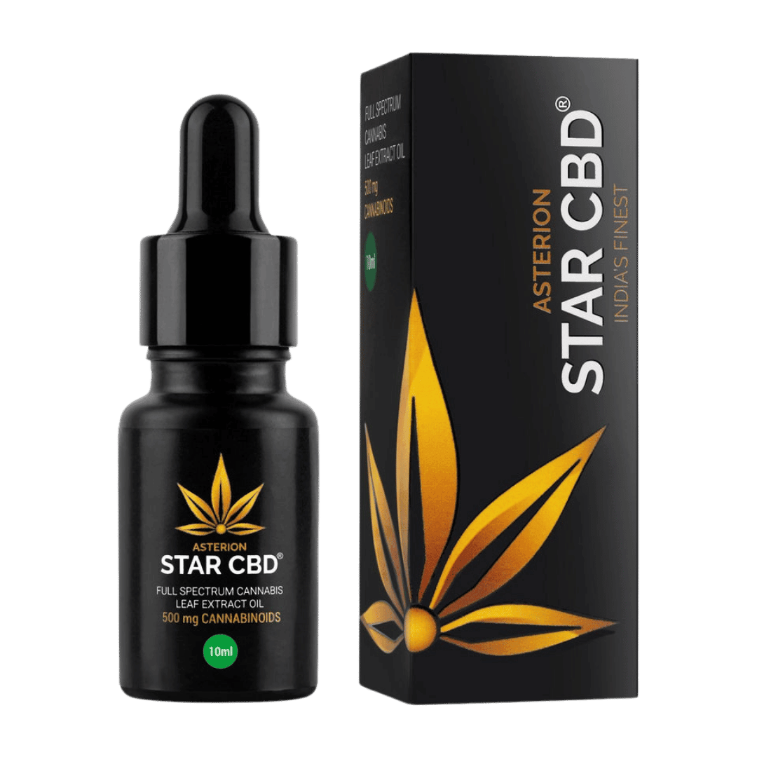 StarCBD- Full Spectrum Cannabis Leaf Extract Oil - 500mgCannabis Leaf ExtractStarCBD - Full Spectrum Cannabis Oil 500mg | Pain Relief, Relaxation