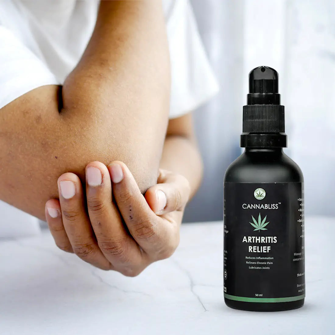 Cannabliss Arthritis Relief | Ayurvedic Medicinal Oil | Topical.