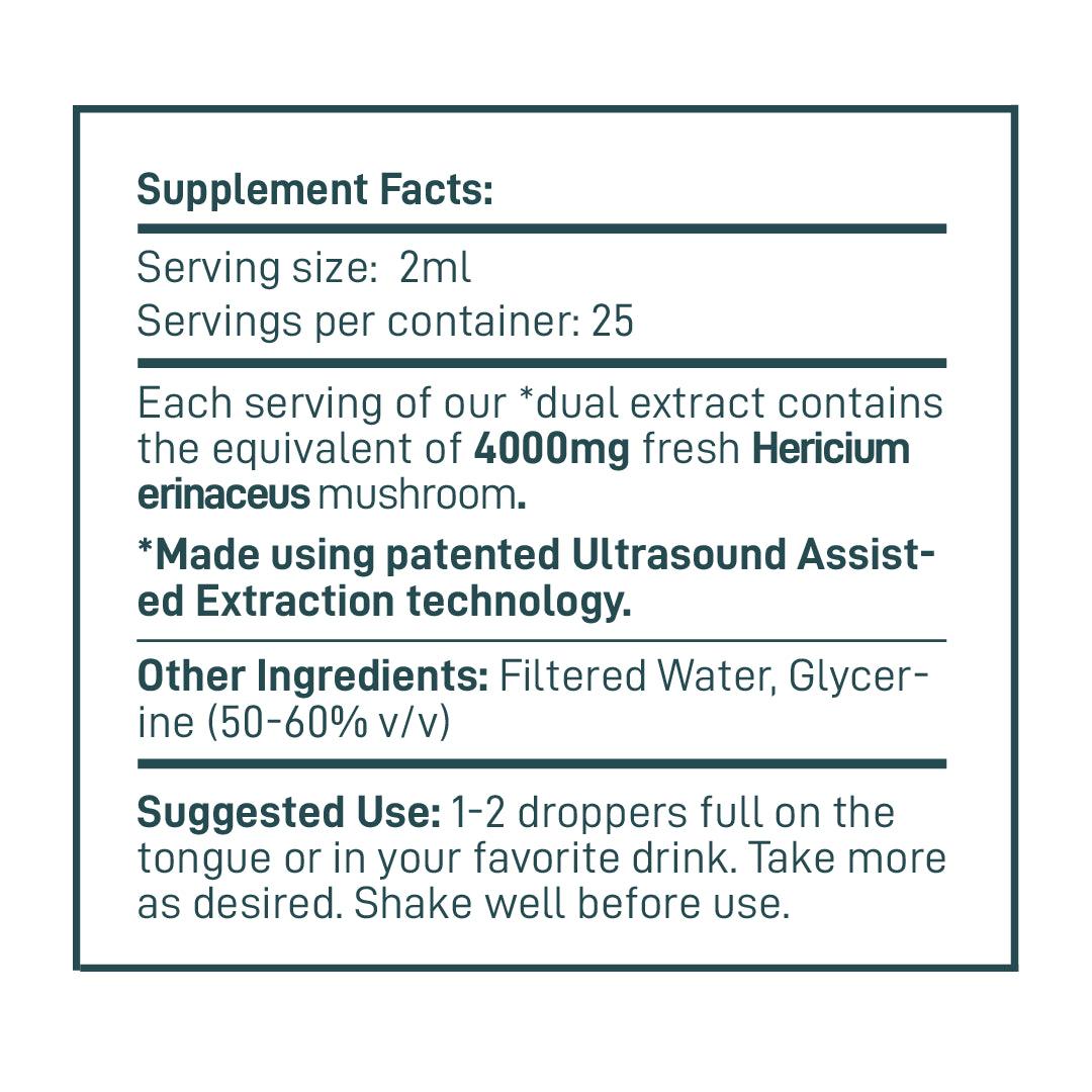 Nuvedo - Lion's Mane Mushroom Liquid Extractmushroom extractNuvedo Lion's Mane Extract - Improve Focus & Memory