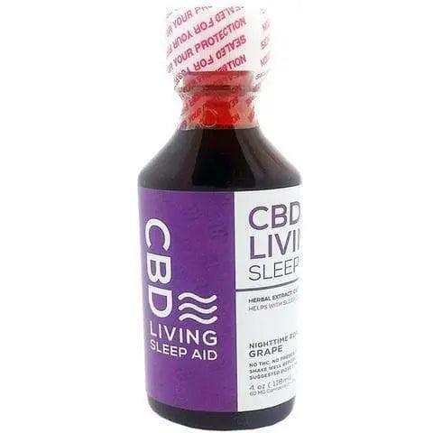 Living CBD oil Melatonin sleep syrup.