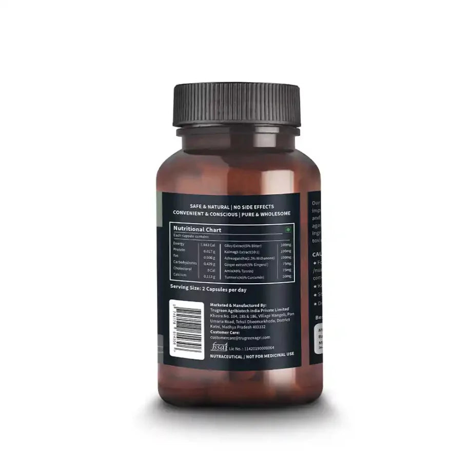 Trugreen Immunity Booster 500mg (60 Capsules).