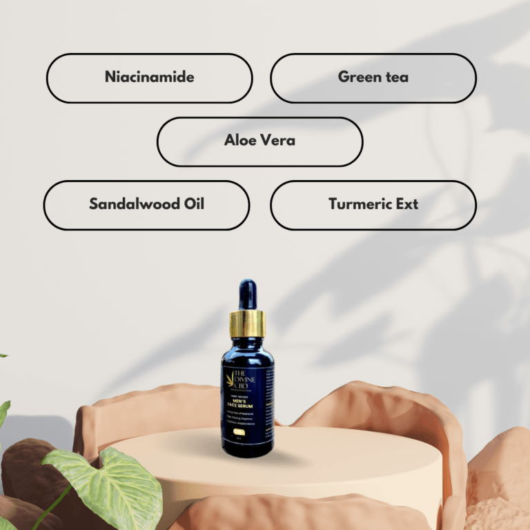 The Divine CBD- Mens’ Face Serum | Refined Grooming, Timeless Appeal.