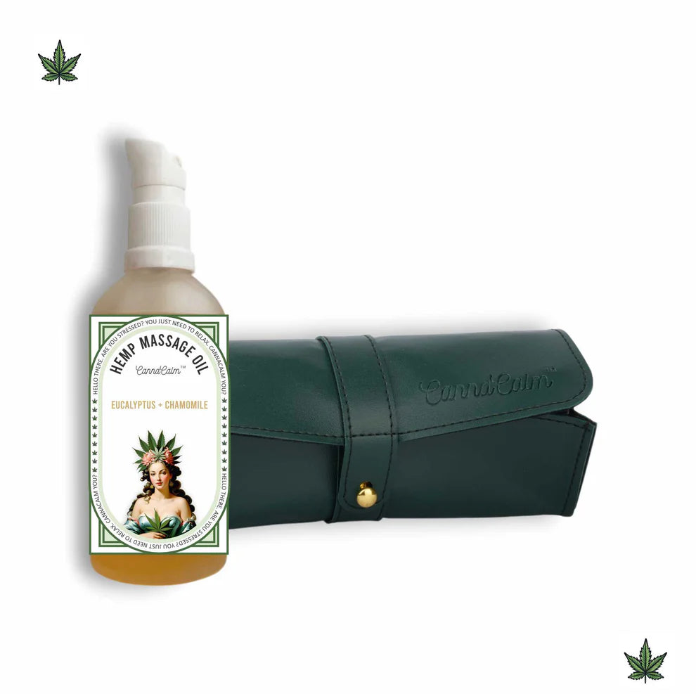River Remedy- Hemp Massage Oil-Eucalyptus + ChamomileHemp Massage OilHemp Massage Oil - Stress Relief & Relaxation