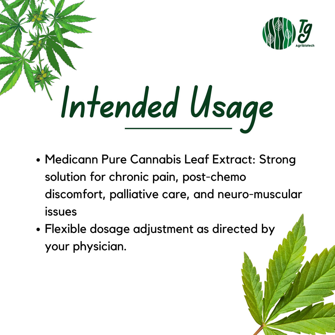 Medicann- Cannabis Leaf Extract - 5 GramsVijaya ExtactMedicann Leaf Extract - Cannabis Pain & Anxiety Relief