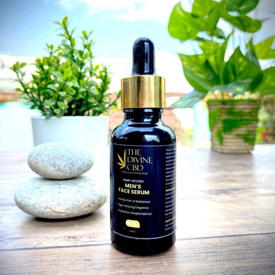 The Divine CBD- Mens’ Face Serum | Refined Grooming, Timeless Appeal.