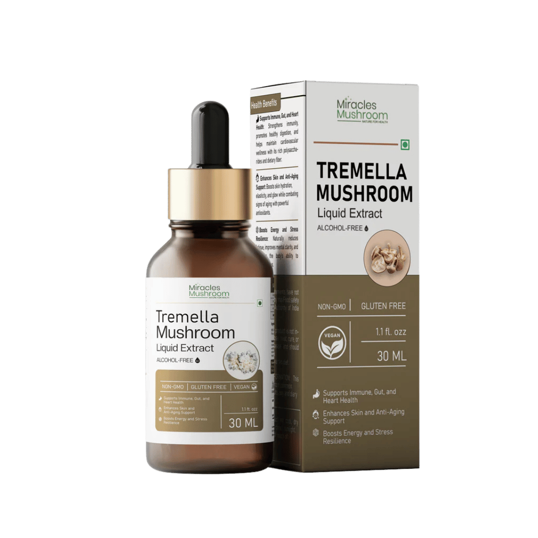 Miracles Mushroom - Tremella Mushroom Liquid Extract -  30ml.