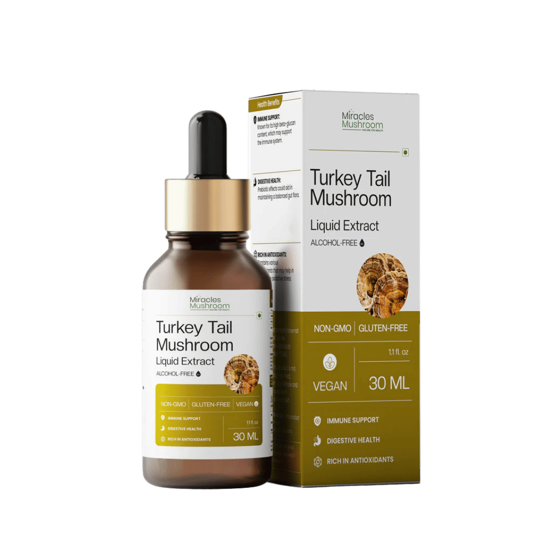 Miracles Mushroom - Turkey Tail Mushroom Liquid Extract - 30ml.