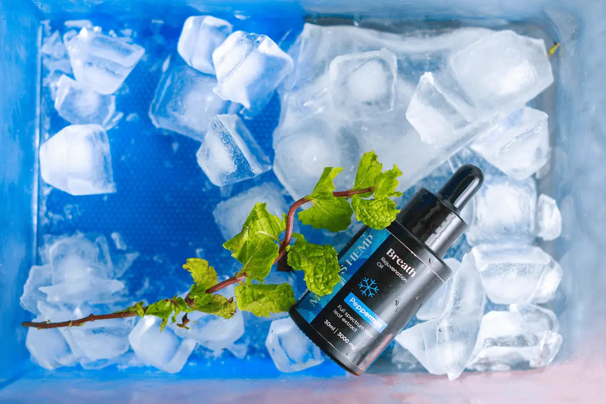 Monk's Hemp- Breath (10:1) Pain Relief CBD Oil - Peppermint Flavor.