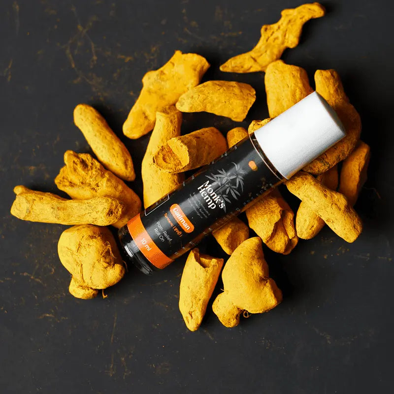 Monk's Hemp- Gatiman Cannabis Extract Roll On | Pain Relief Oil.
