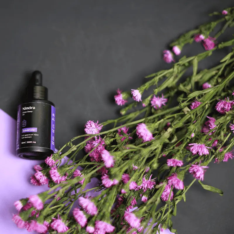 Monk's Hemp Nindra (1:1) Deep Sleep CBD Oil- Lavender.