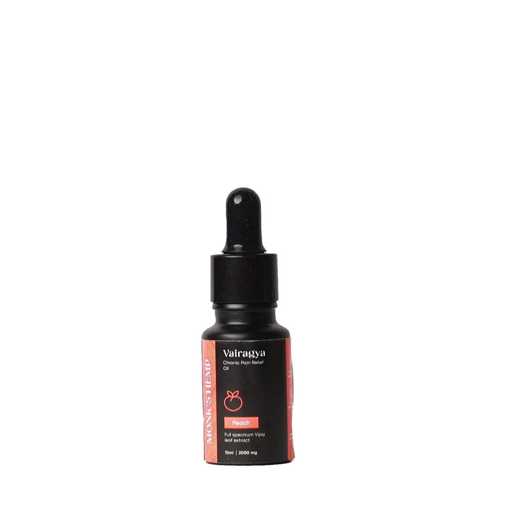 Monk's Hemp Vairagya - The Ultimate Relief Cannabis Oil (1:1) - Peach (30ML).