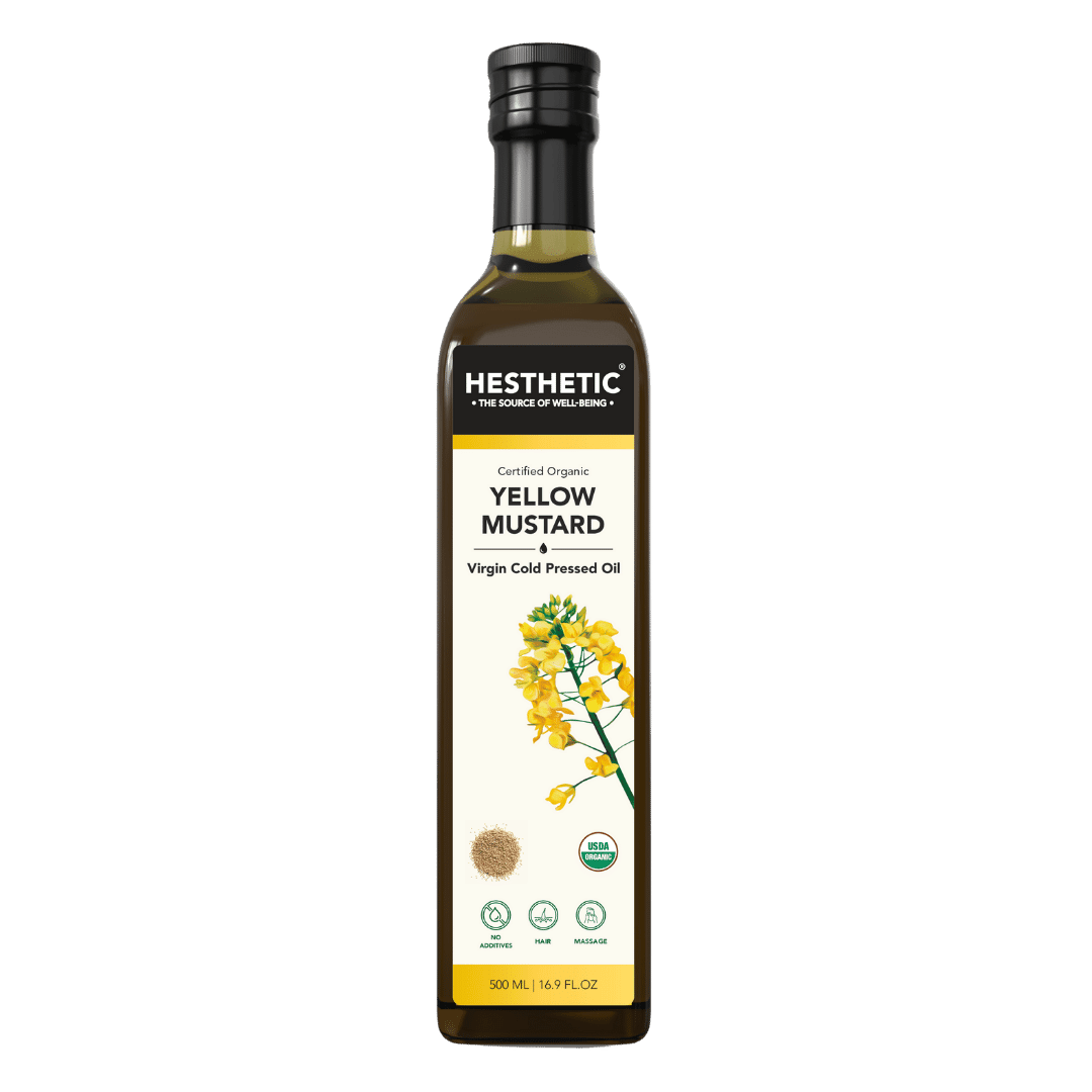 Yellow Mustard Seed Oil - Hesthetic Cold Press Yellow Mustard Seed Oil