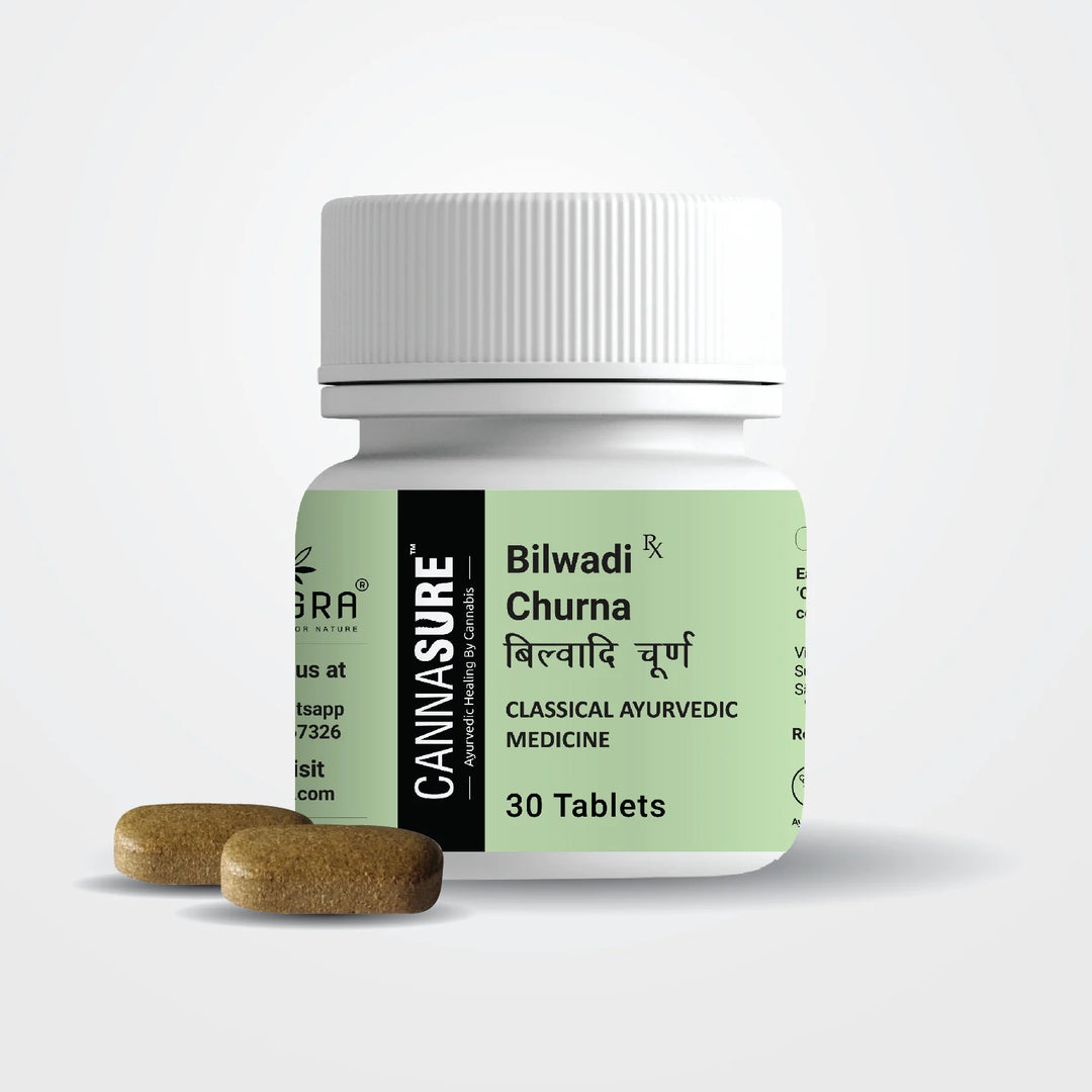 Cannasure Bilwadi Churna- Ayurvedic Medicine For Loose MotionBilwadi ChurnaCannasure Bilwadi Churna - Digestion Aid | Herbal Relief