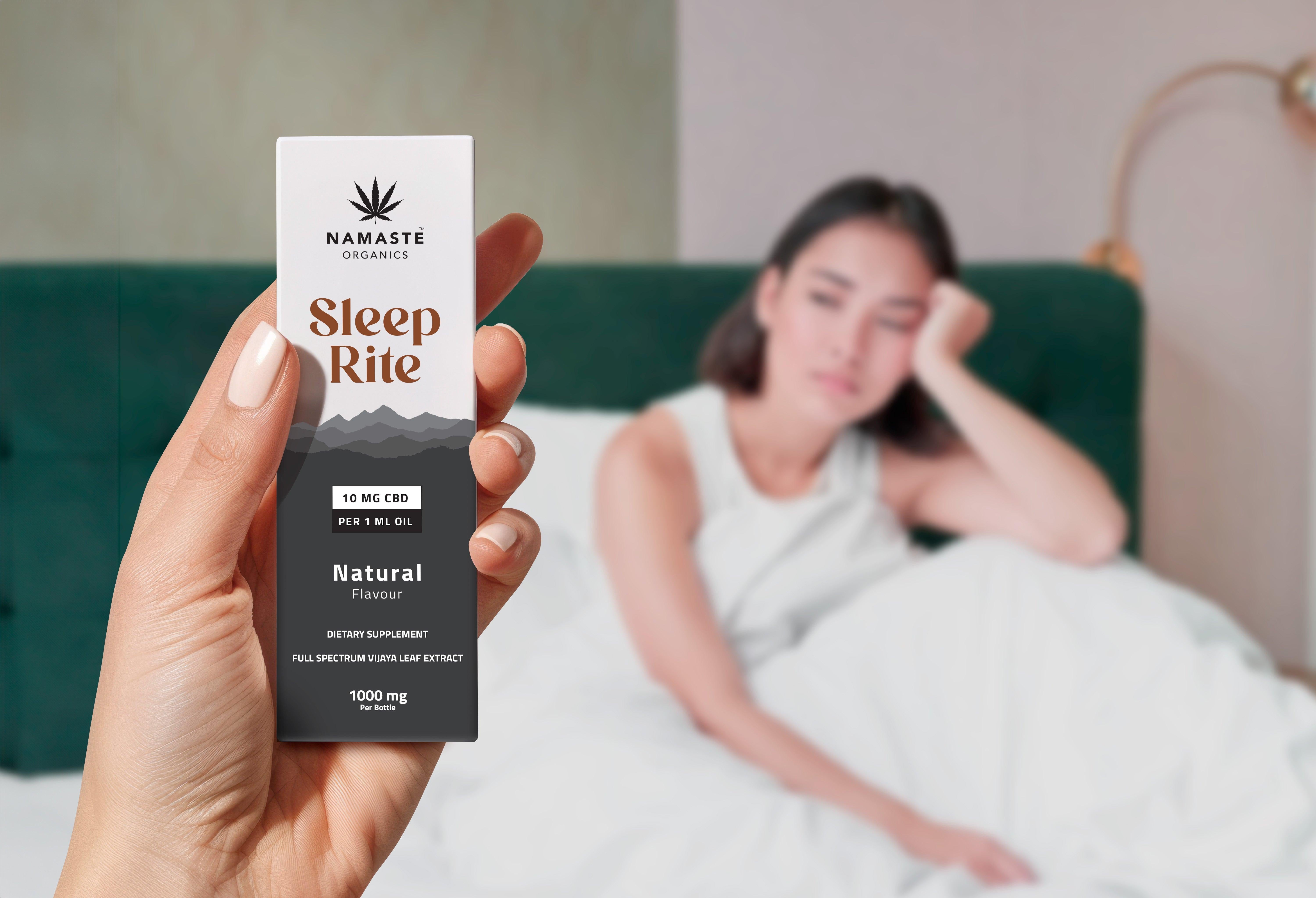 Namaste Organics Sleep Rite 1:1 Vijaya Extract | CBD + THC Oil for Deep Sleep Support.