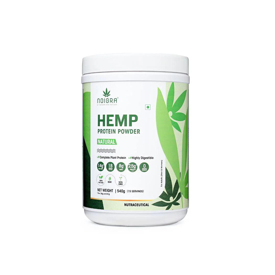 Noigra - Hemp Protein Powder - Natural FlavourHemp protein powderNoigra - Hemp Protein Natural | High Protein & Fiber