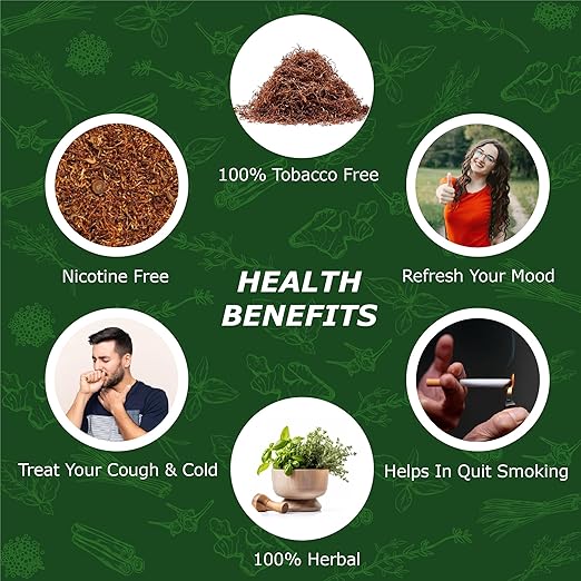 Nirdosh Herbal Raw Mixture Original Flavour | 100% Natural Tobacco-Free Herbal Blend