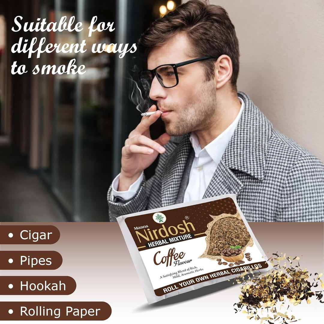 (Pack of 2) Roll your Own Herbal Cigarillos, 100% Tobacco Free & Nicotine Free for Quit Smoking, Made of Natural Herbs/Spices, Smoking Mixture