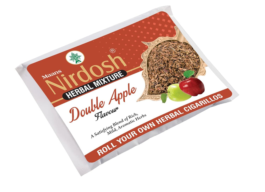 bout this item
PURE HERBAL BLEND, TOBACCO-FREE & NICOTINE-FREE,DOUBLE APPLE FLAVOR
