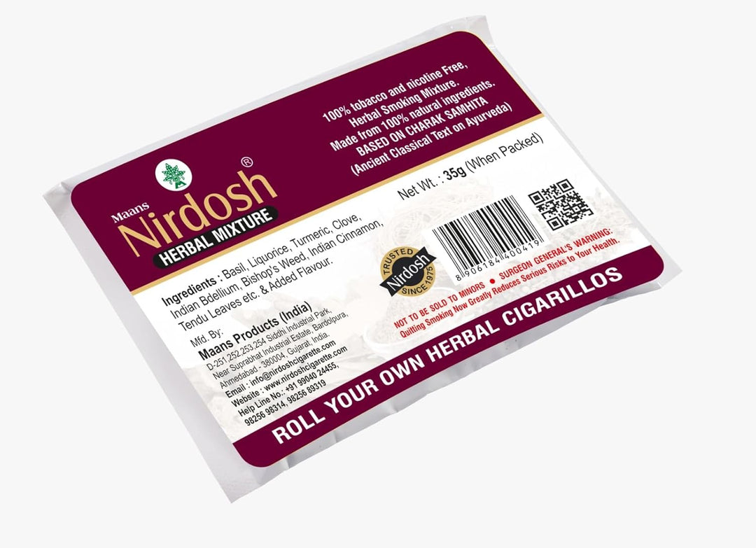 (Pack of 2), Roll your Own Herbal Cigarillos, 100% Tobacco Free & Nicotine Free for Quit Smoking, Made of Natural Herbs & Spices, Smoking Mixture (𝐆𝐞𝐭 𝐏𝐫𝐞 𝐑𝐨𝐥𝐥𝐞𝐝 𝟐𝟓 𝐂𝐨𝐧𝐞𝐬 𝐅𝐫𝐞𝐞)