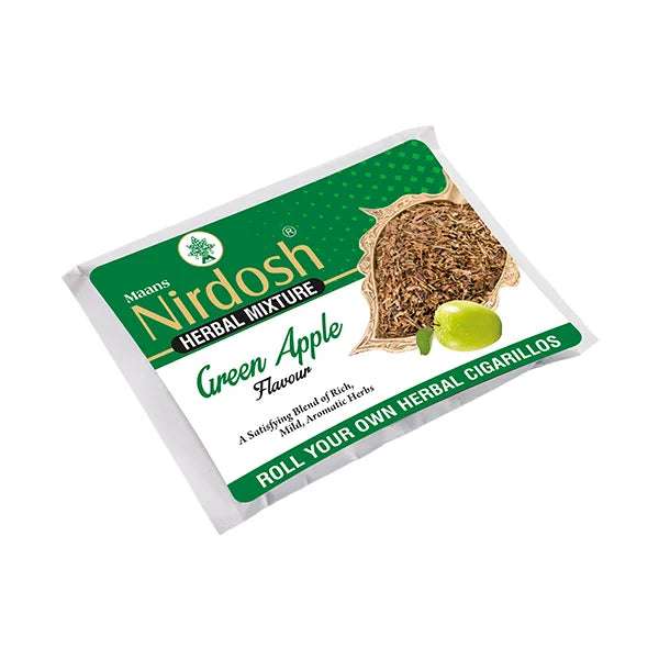  Nirdosh Herbal Filter Dhoompan,  Green Apple flavour Herbal Raw Mixture