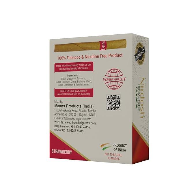 Nirdosh Herbal Cigarettes Strawberry | Nicotine-Free Herbal Smoke Nirdosh Herbal Cigarettes Strawberry | Nicotine-Free Herbal Smoke