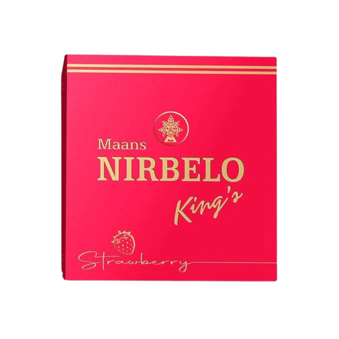 Nirdosh King’s Herbal Cigar – Strawberry Flavor | Tobacco & Nicotine Free | 95mm 5 Cigars Pack.